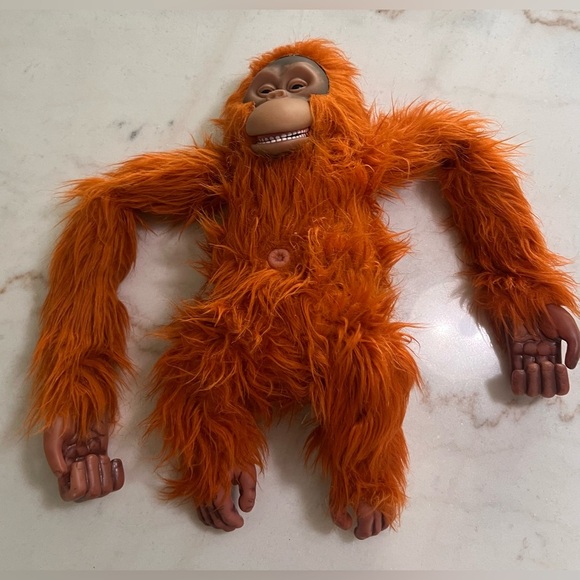 Obi Tan Orangutan Interactive Plush Toy Monkey 16" Senario Rare 2001 Kobi Oki - Picture 1 of 6